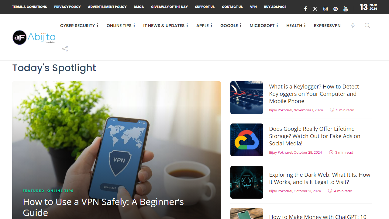 Abijita Foundation - Cybersecurity News, Analysis and Support