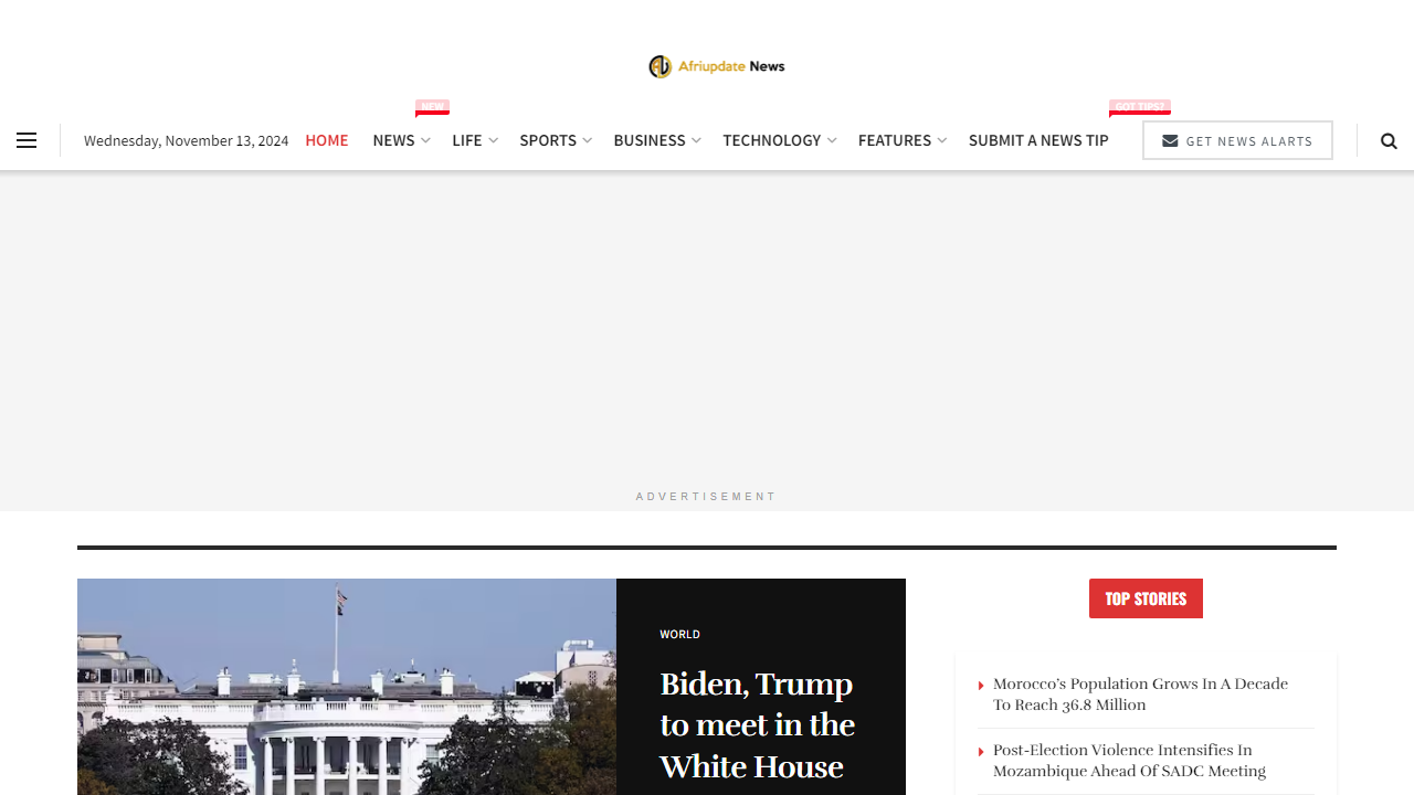 Afriupdate News - Africa News And World News