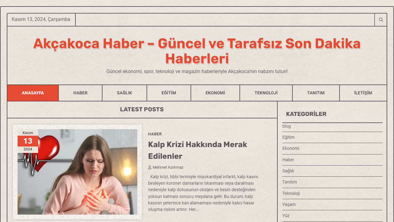 Akçakoca Haber - Güncel ve Tarafsız Son Dakika Haberleri - Güncel ekonomi, spor, teknoloji ve magazin haberleriyle Akçakoca'nın nabzını tutun!