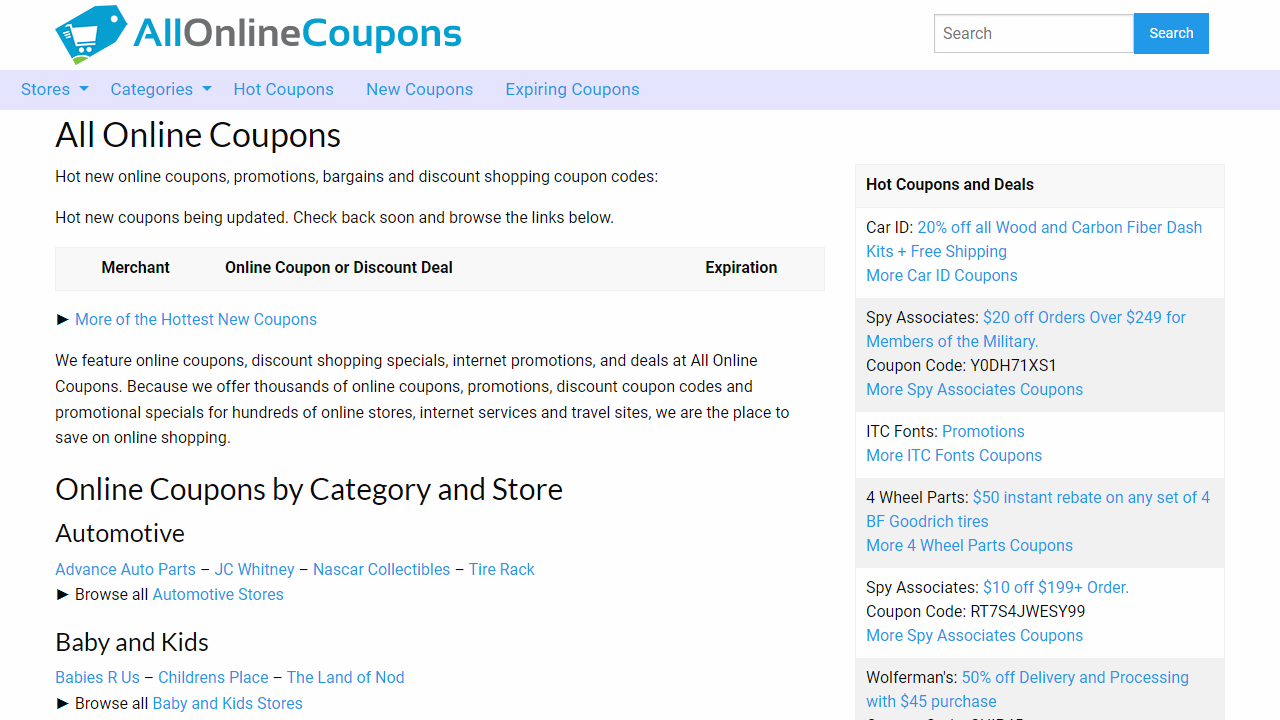 allonlinecoupons.com