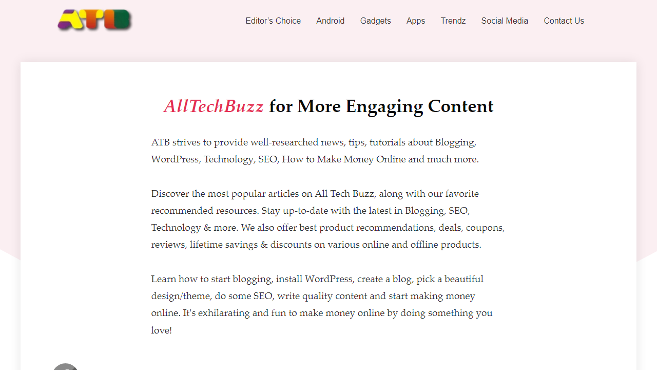 Home - ALL TECH BUZZ