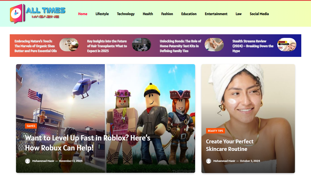 All Times Magazine – Gather Up-To-Date News From Around The World