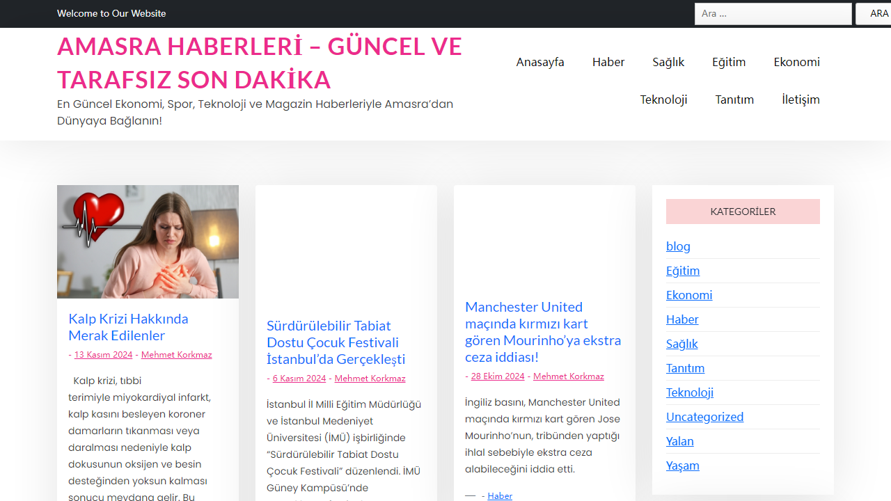 Amasra Haberleri - Güncel ve Tarafsız Son Dakika - En Güncel Ekonomi, Spor, Teknoloji ve Magazin Haberleriyle Amasra'dan Dünyaya Bağlanın!