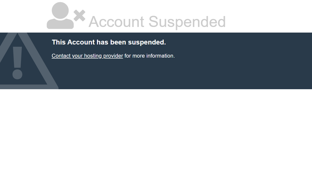 Account Suspended