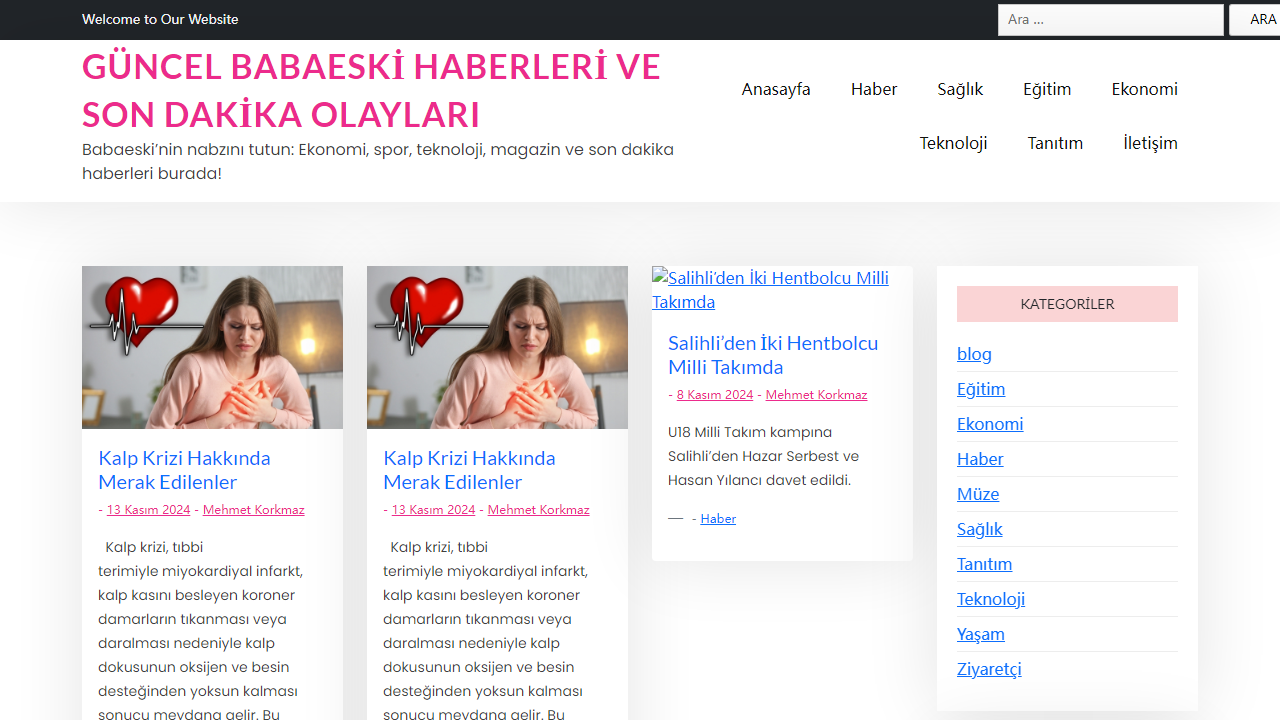 Güncel Babaeski Haberleri ve Son Dakika Olayları - Babaeski'nin nabzını tutun: Ekonomi, spor, teknoloji, magazin ve son dakika haberleri burada!