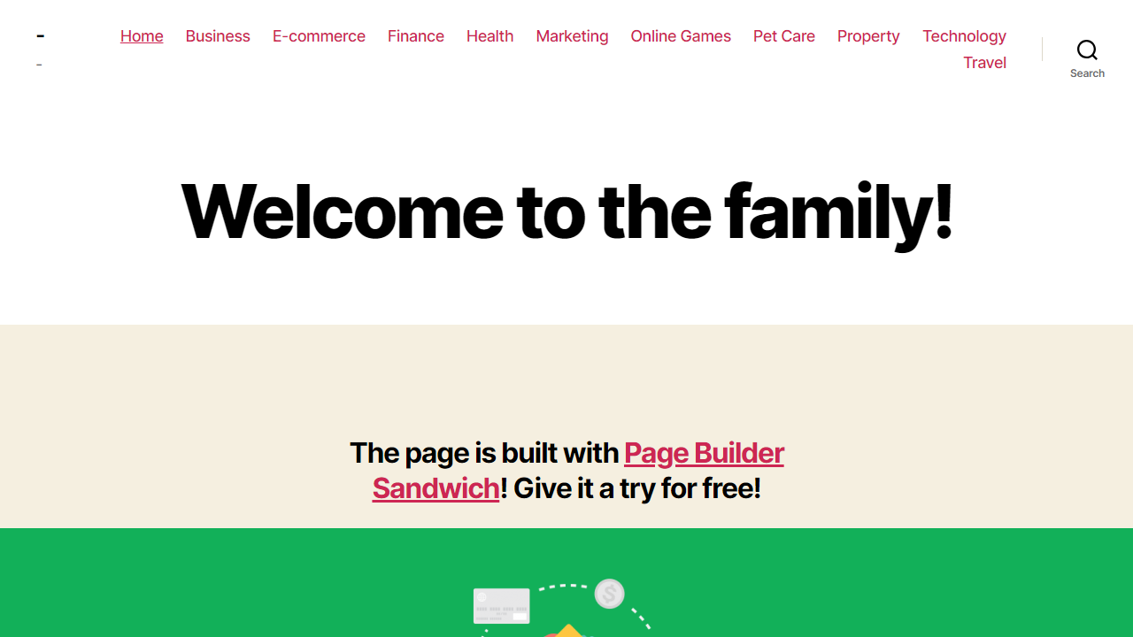 Welcome to the family! -