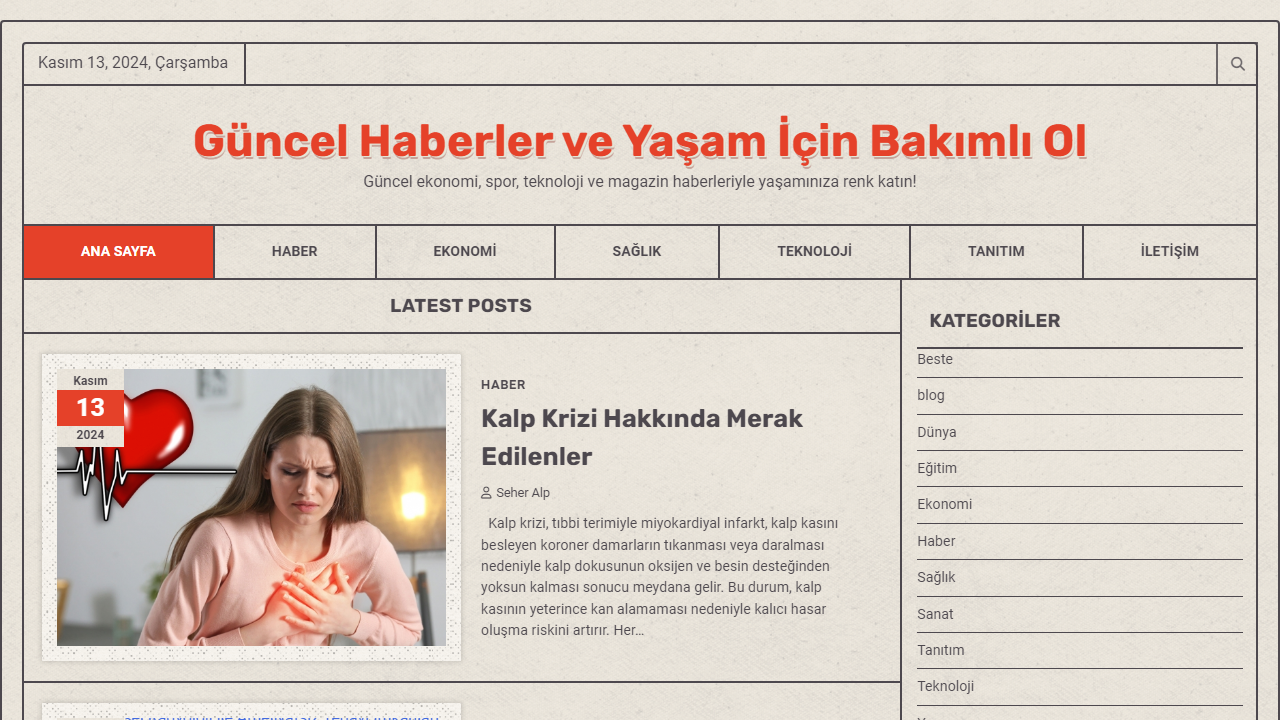 Güncel Haberler ve Yaşam İçin Bakımlı Ol – Güncel ekonomi, spor, teknoloji ve magazin haberleriyle yaşamınıza renk katın!