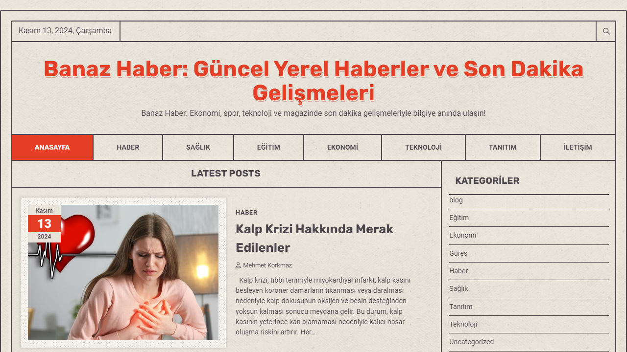 Banaz Haber: Güncel Yerel Haberler ve Son Dakika Gelişmeleri - Banaz Haber: Ekonomi, spor, teknoloji ve magazinde son dakika gelişmeleriyle bilgiye anında ulaşın!