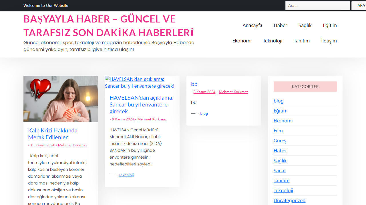 Başyayla Haber - Güncel ve Tarafsız Son Dakika Haberleri - Güncel ekonomi, spor, teknoloji ve magazin haberleriyle Başyayla Haber'de gündemi yakalayın, tarafsız bilgiye hızlıca ulaşın!
