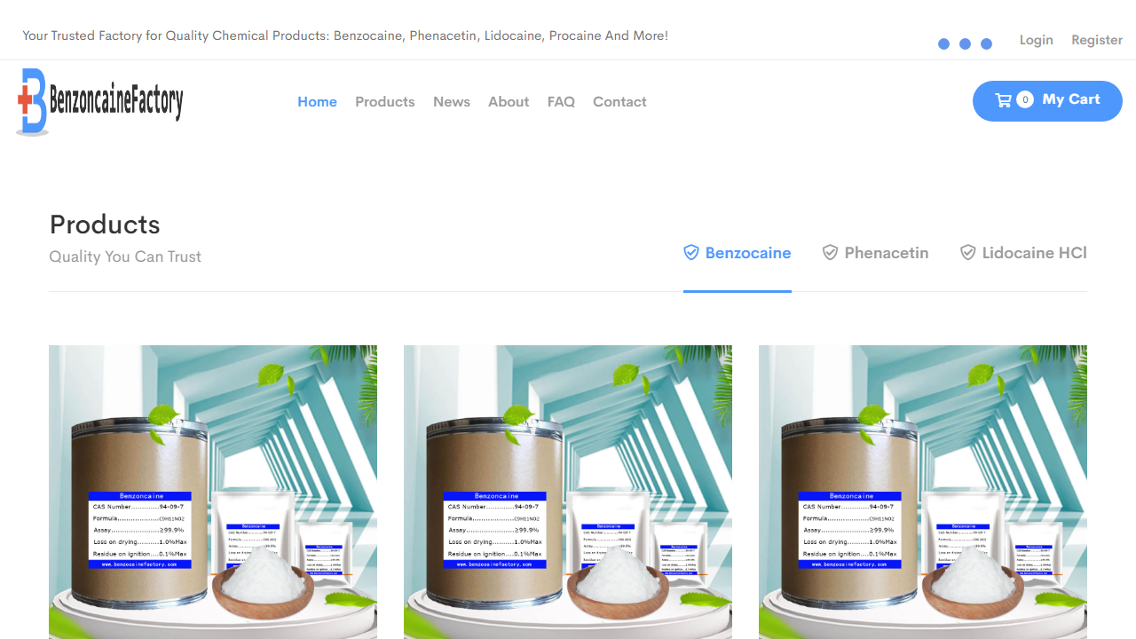 benzocainefactory.com