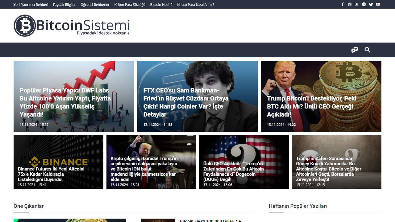 Bitcoin Haberleri - Kripto Para ve Blockchain - Bitcoin Sistemi