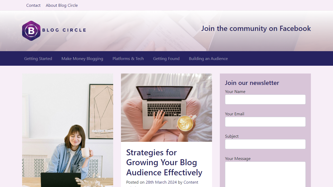 blogcircle.net - The blog for bloggers about blogging