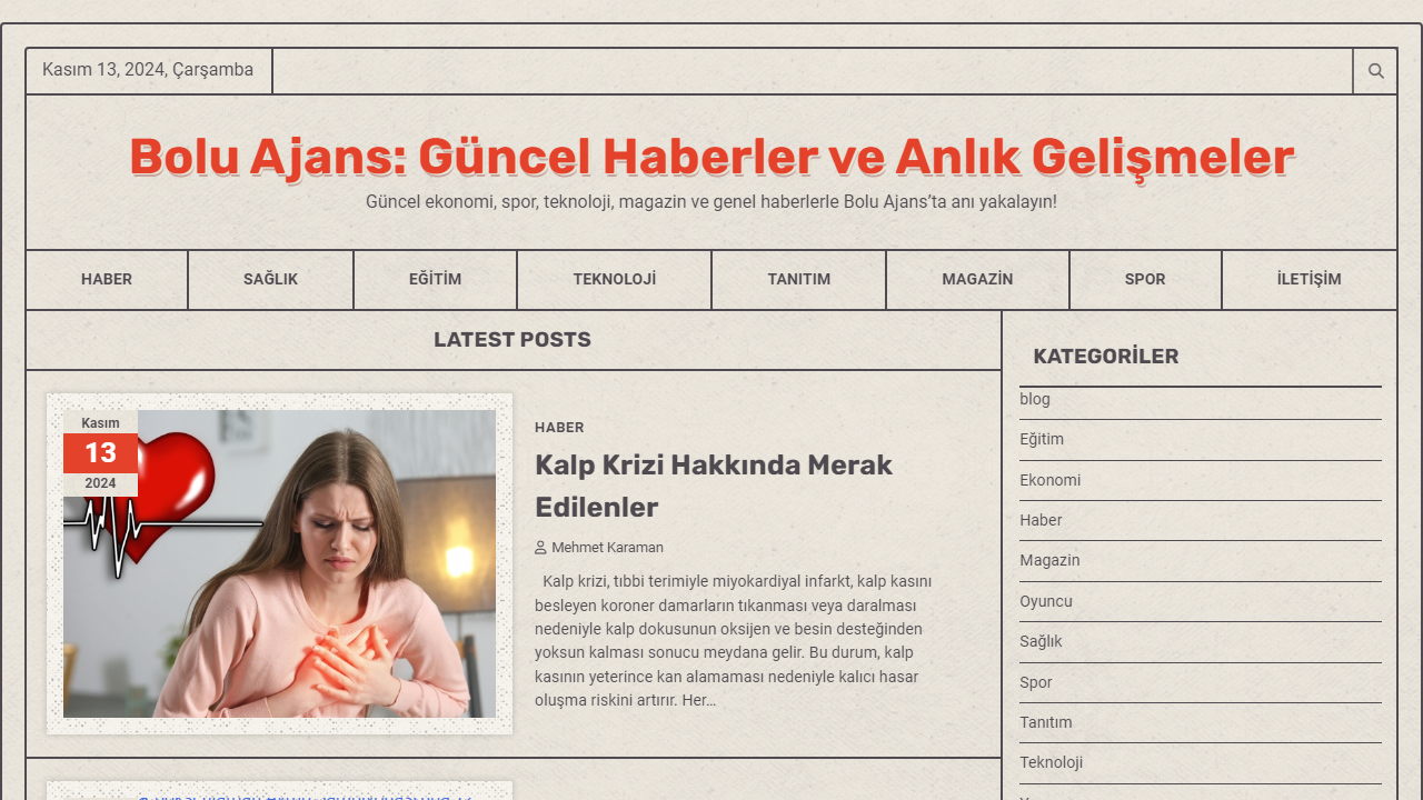 Bolu Ajans: Güncel Haberler ve Anlık Gelişmeler - Güncel ekonomi, spor, teknoloji, magazin ve genel haberlerle Bolu Ajans'ta anı yakalayın!