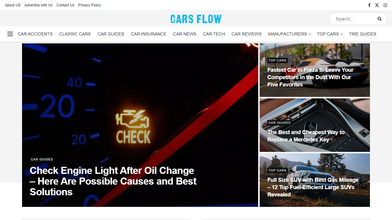 Cars Flow: Car Accident, Car Insurance, Car Reviews