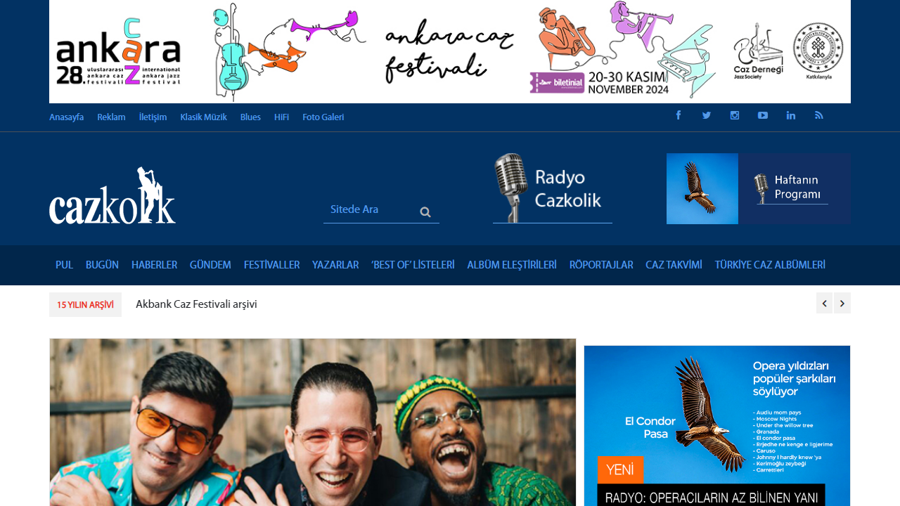 Türkiye`nin Caz Portalı - Cazkolik.com