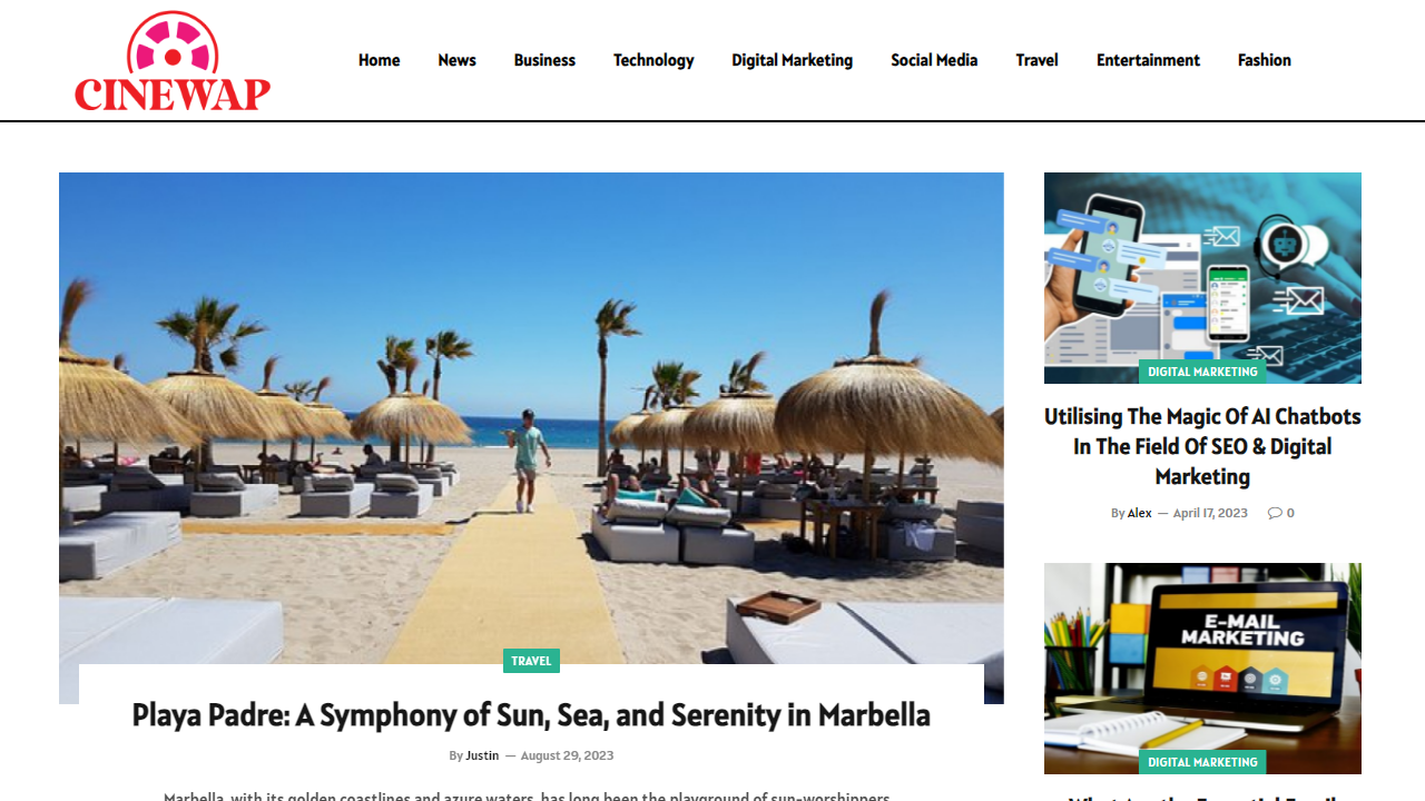 Cine Wap - Source Of The Latest News & Magazine On The Net