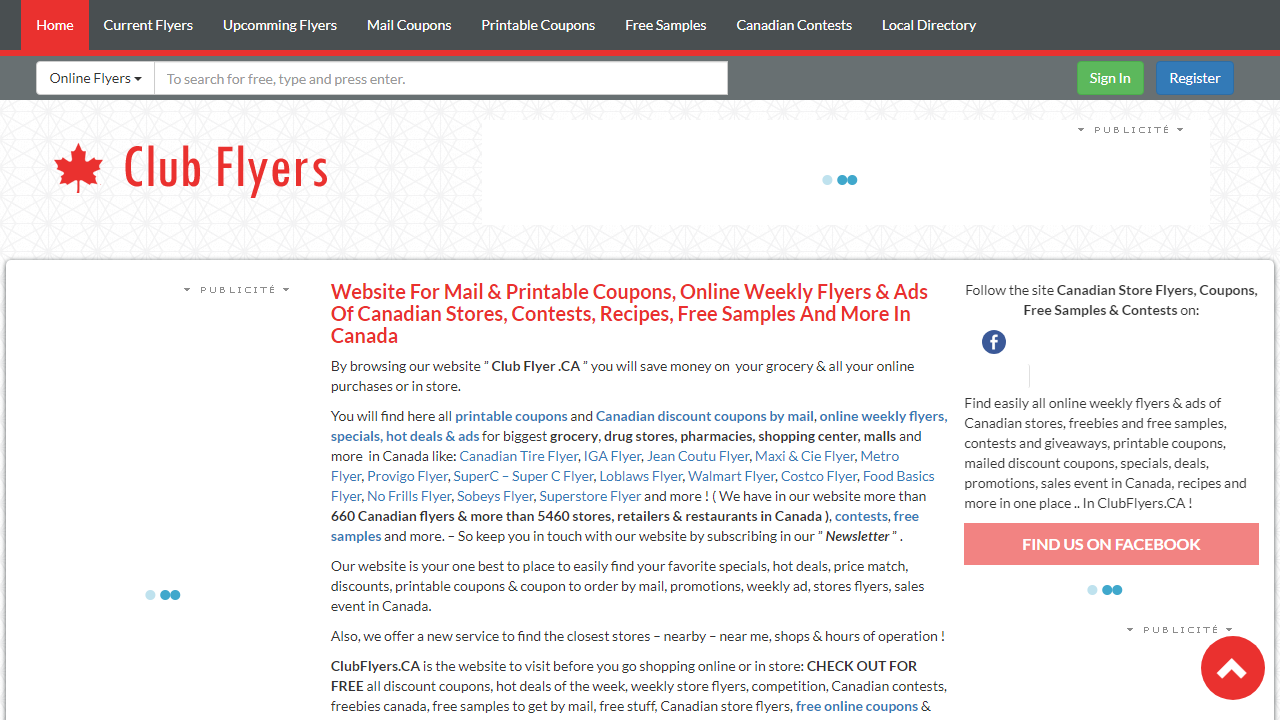 clubflyers.ca