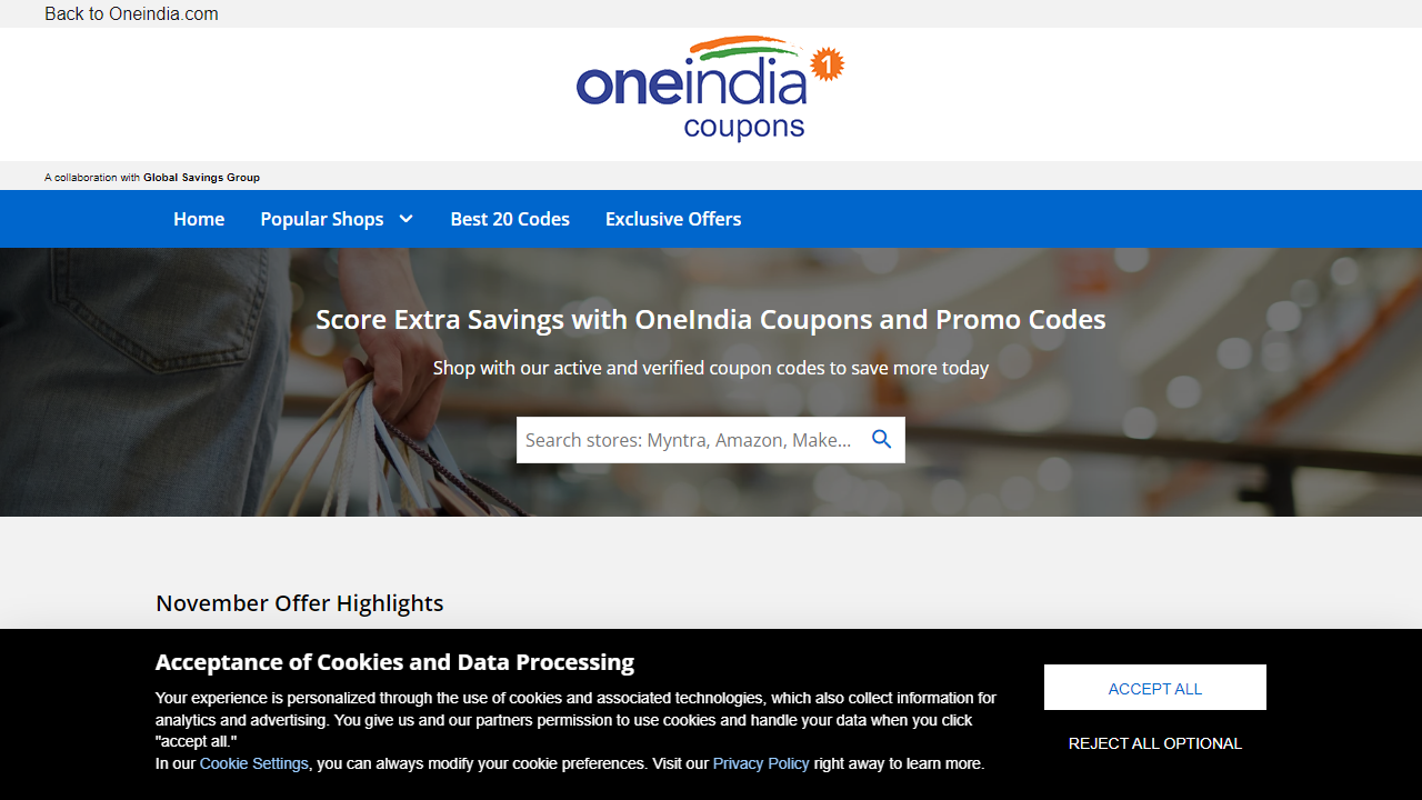 coupons.oneindia.com