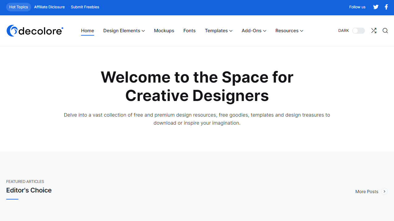 Handpicked Design Resources | Decolore