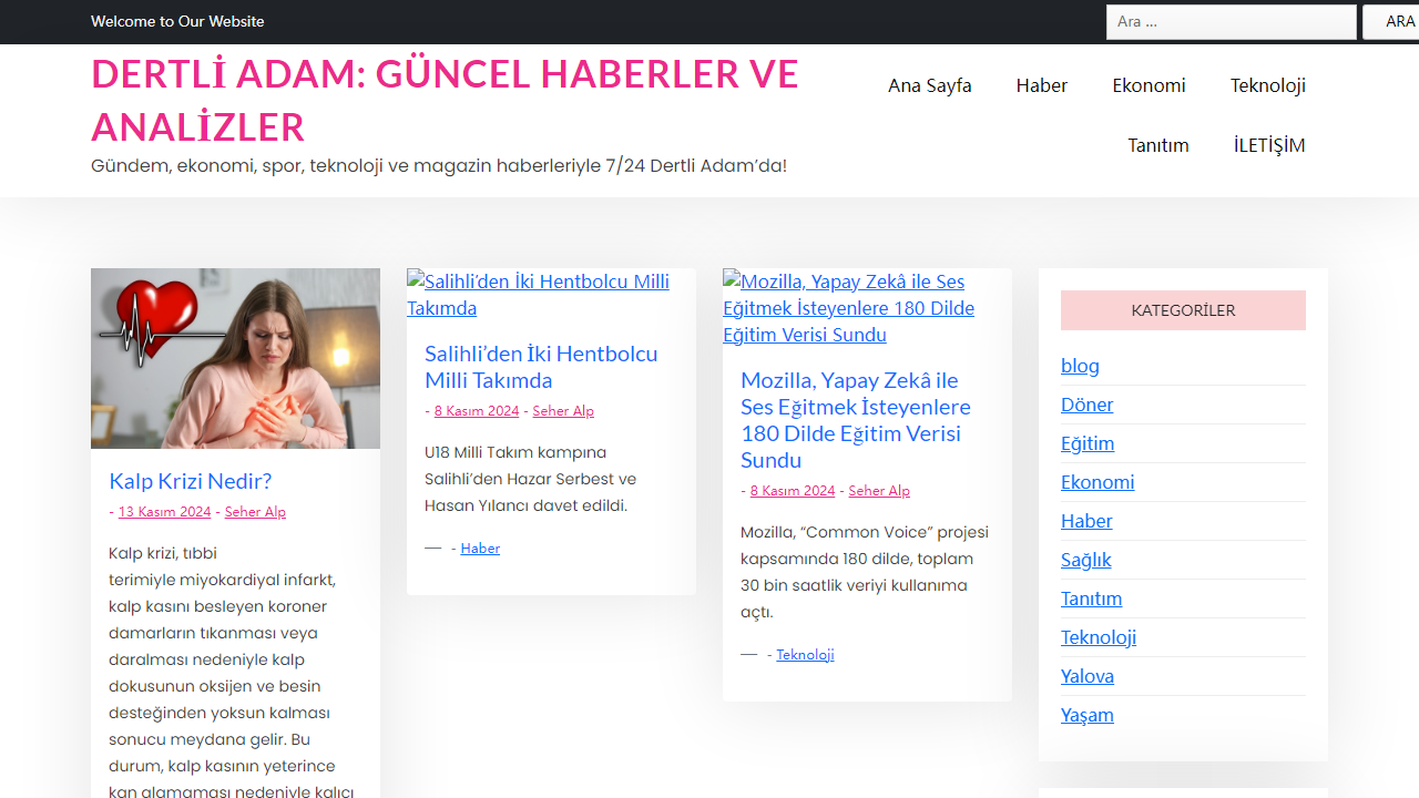 Güncel Magazin Sitesi