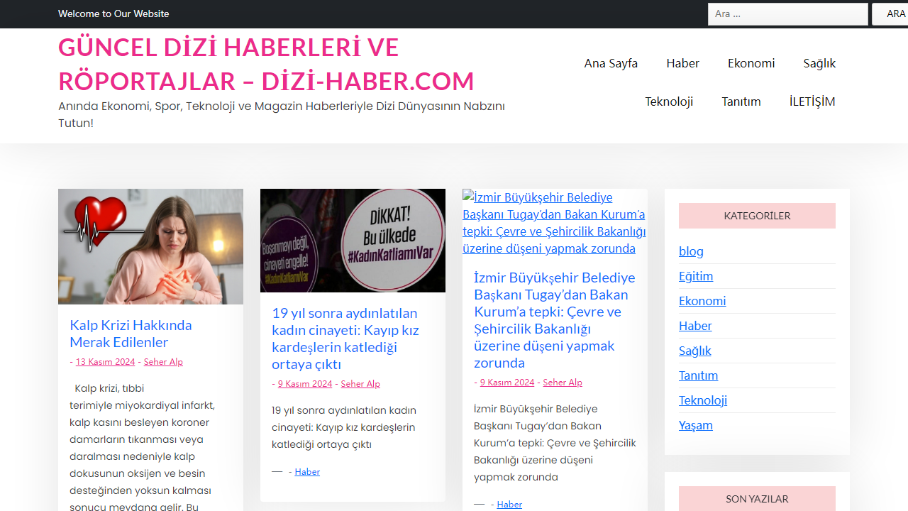 Güncel Dizi Haberleri ve Röportajlar - dizi-haber.com - Anında Ekonomi, Spor, Teknoloji ve Magazin Haberleriyle Dizi Dünyasının Nabzını Tutun!