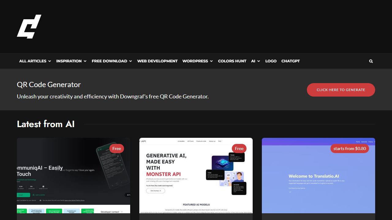 Design Ideas Website - Best AI Directory & Color by Shade