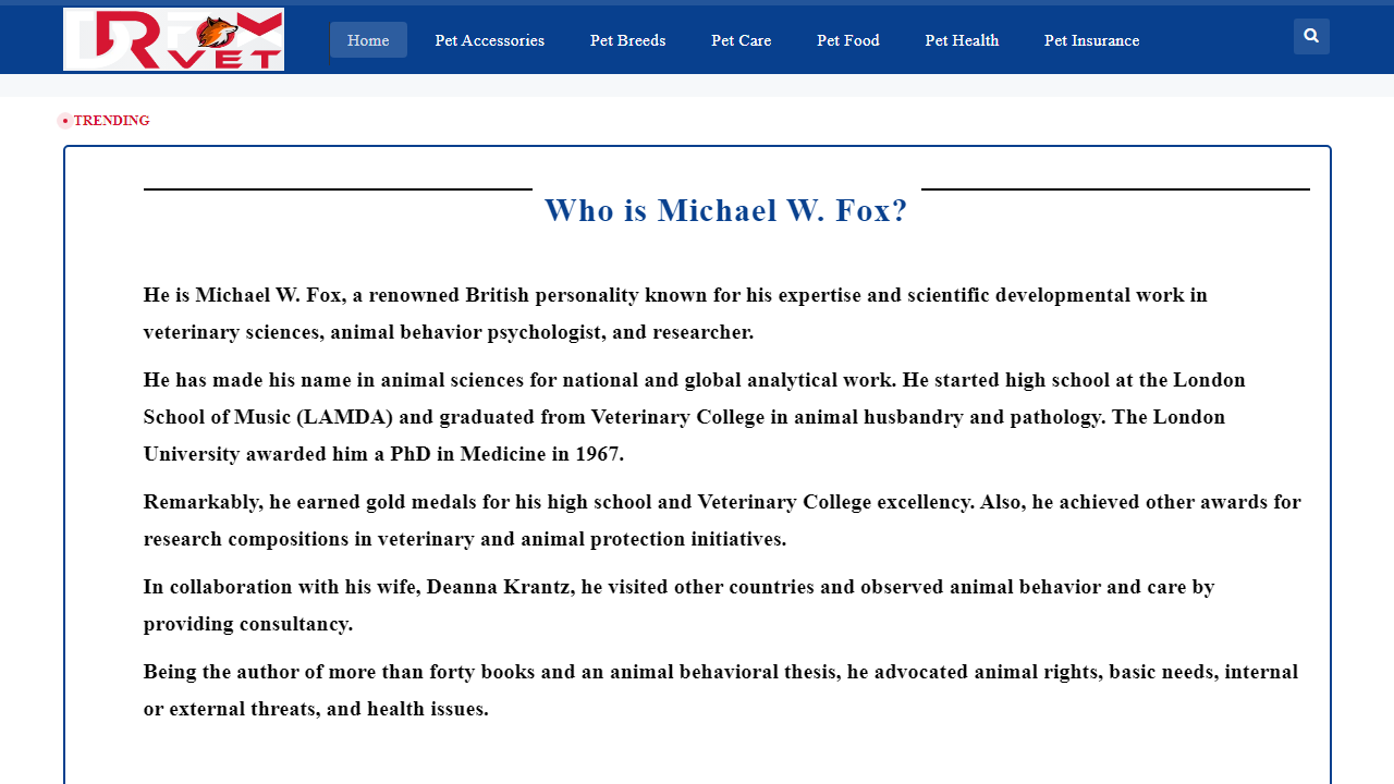 A Place For You And Your Pet