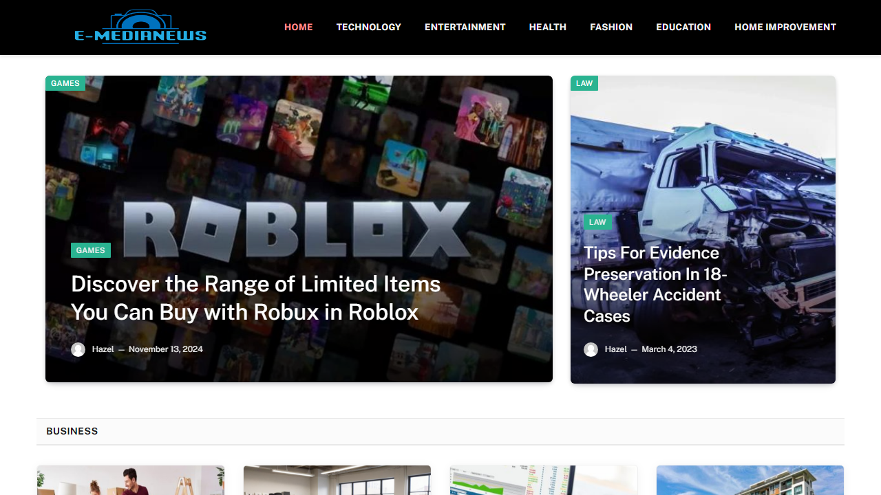 E-MediaNews– Get All The Trending News At A Time