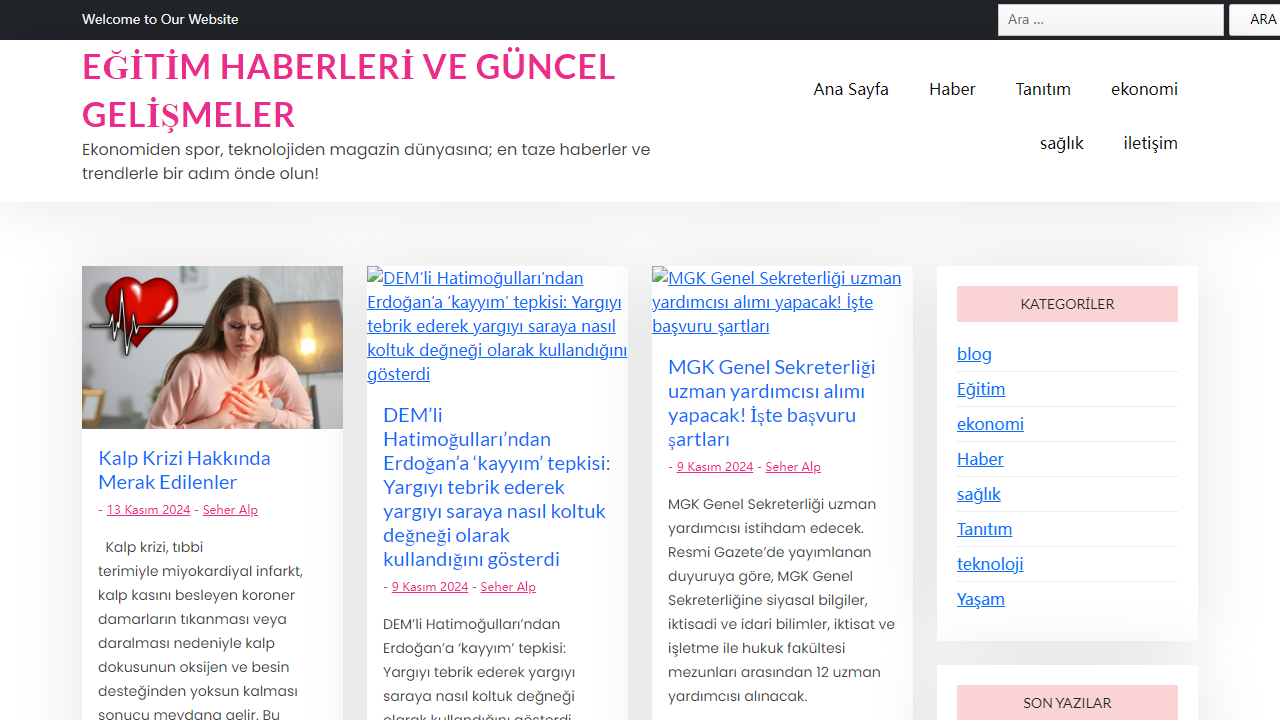 Eğitim Haberleri ve Güncel Gelişmeler - Ekonomiden spor, teknolojiden magazin dünyasına; en taze haberler ve trendlerle bir adım önde olun!