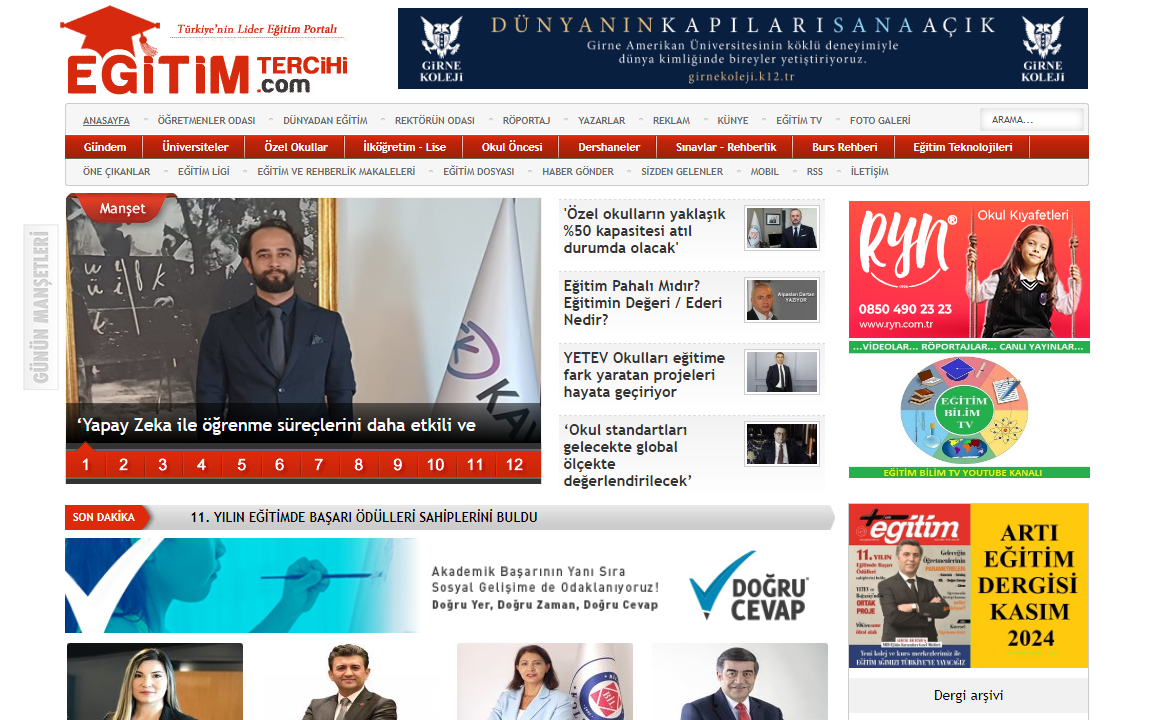 Eğitim Haberleri | Eğitim Tercihi | egitimtercihi.com