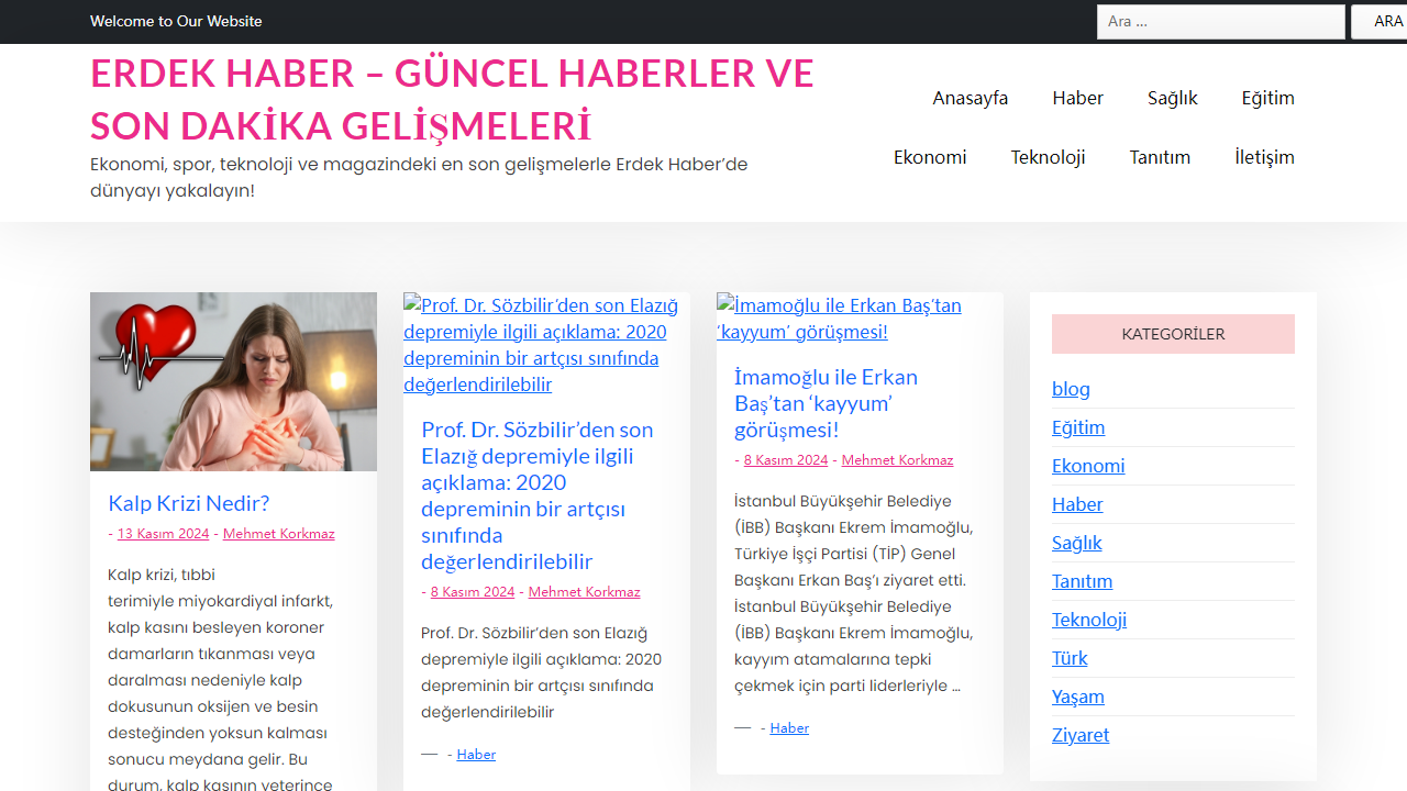 Erdek Haber - Güncel Haberler ve Son Dakika Gelişmeleri - Ekonomi, spor, teknoloji ve magazindeki en son gelişmelerle Erdek Haber'de dünyayı yakalayın!