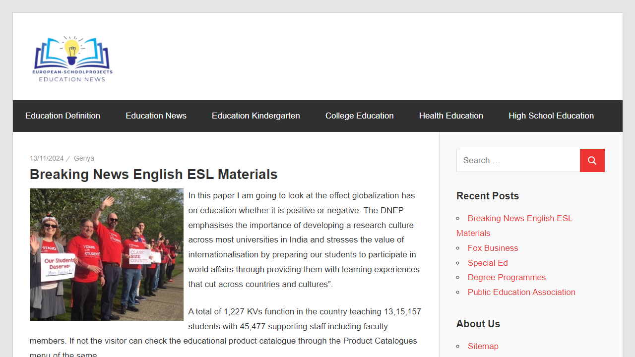 E-S - Education News