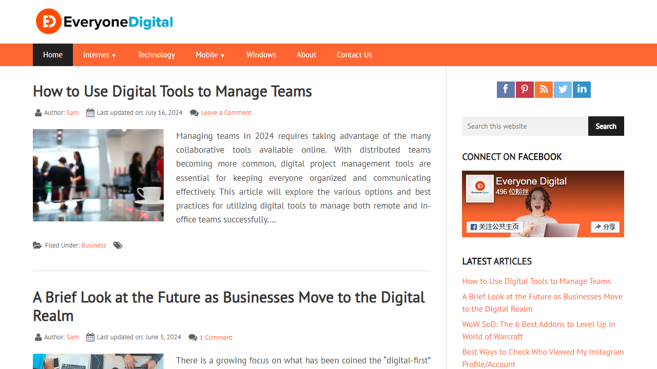 Everyone Digital • Everything Between Tech and Web!