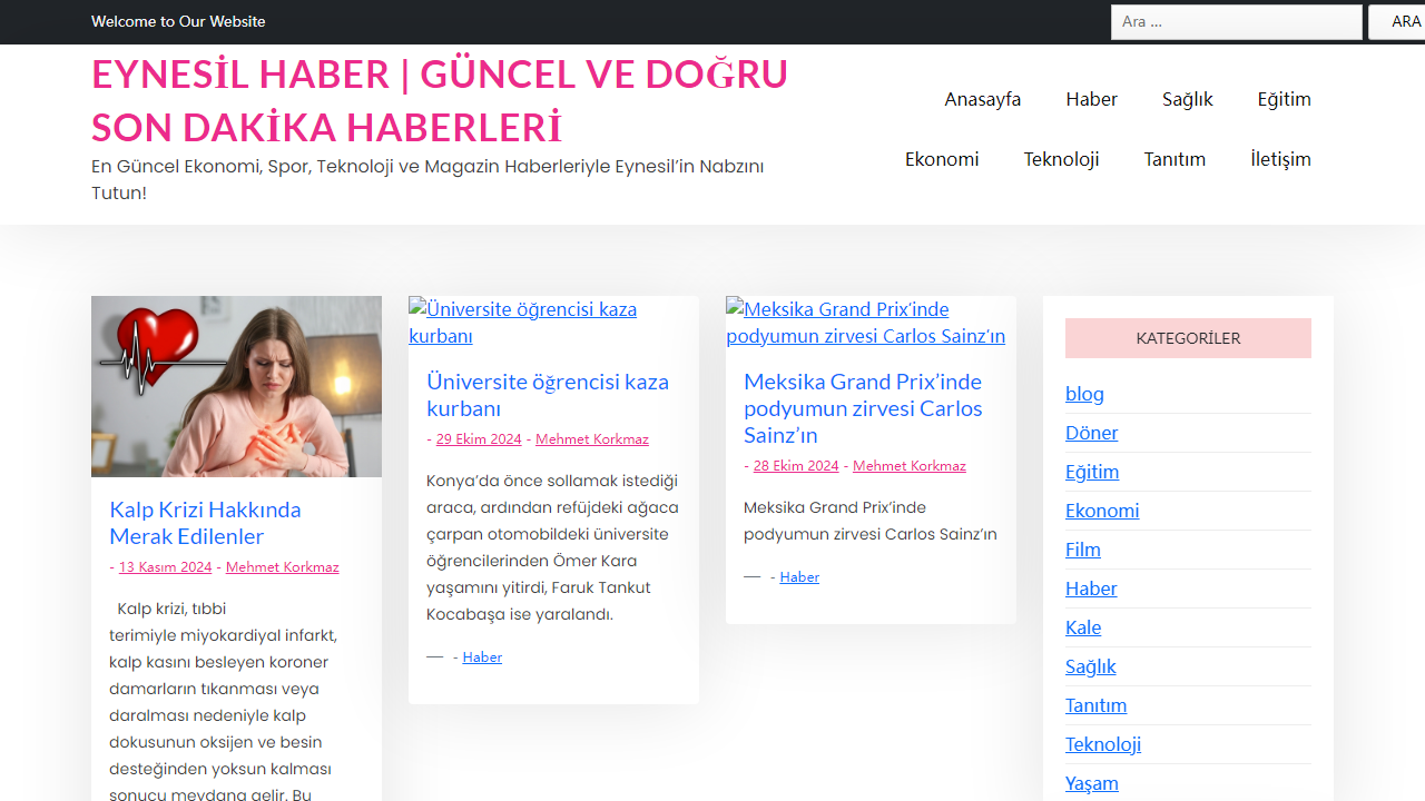 Eynesil Haber | Güncel ve Doğru Son Dakika Haberleri - En Güncel Ekonomi, Spor, Teknoloji ve Magazin Haberleriyle Eynesil'in Nabzını Tutun!