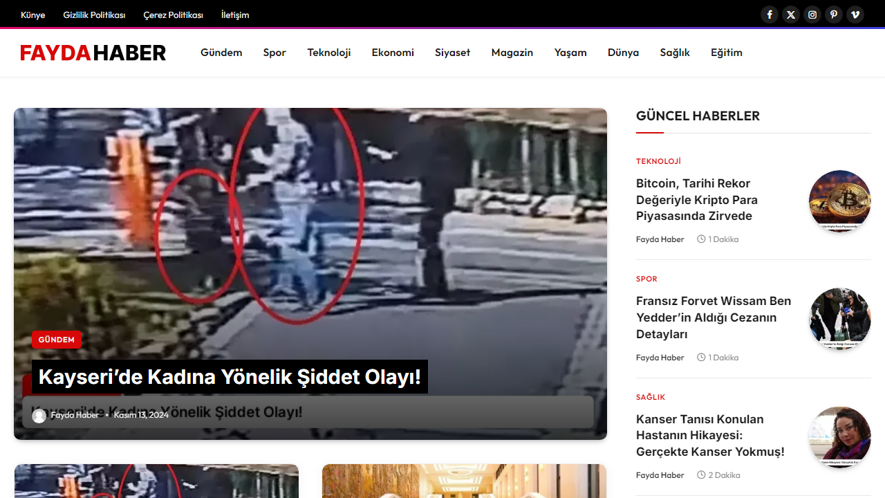 Fayda Haber - Güncel Son Dakika Haberleri