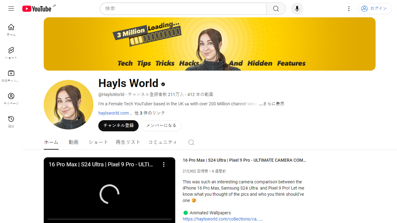 https://www.youtube.com/channel/UCIxLxlan8q9WA7sjuq6LdTQ