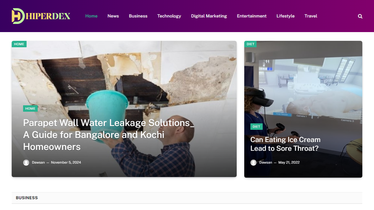 Hiperdex - Get Latest Business And Technology News From North & South Of All Times