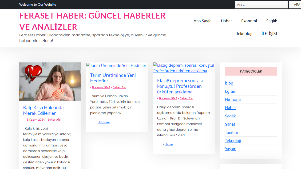 Feraset Haber: Güncel Haberler ve Analizler - Feraset Haber: Ekonomiden magazine, spordan teknolojiye, güvenilir ve güncel haberlerle sizlerle!