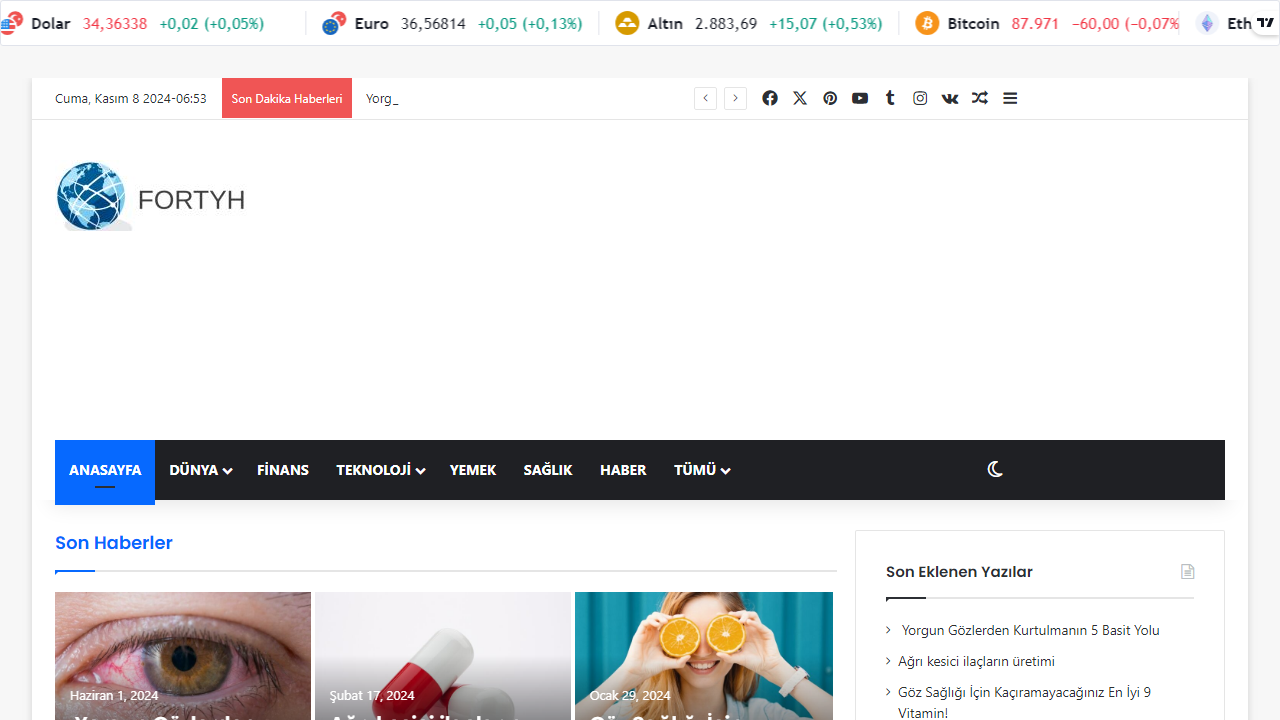 Fortyh | Haber, Spor, Oyun, Video, Burçlar ve fazlası sizin için burada