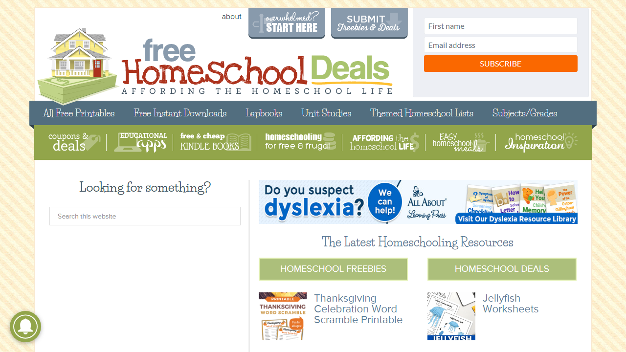freehomeschooldeals.com