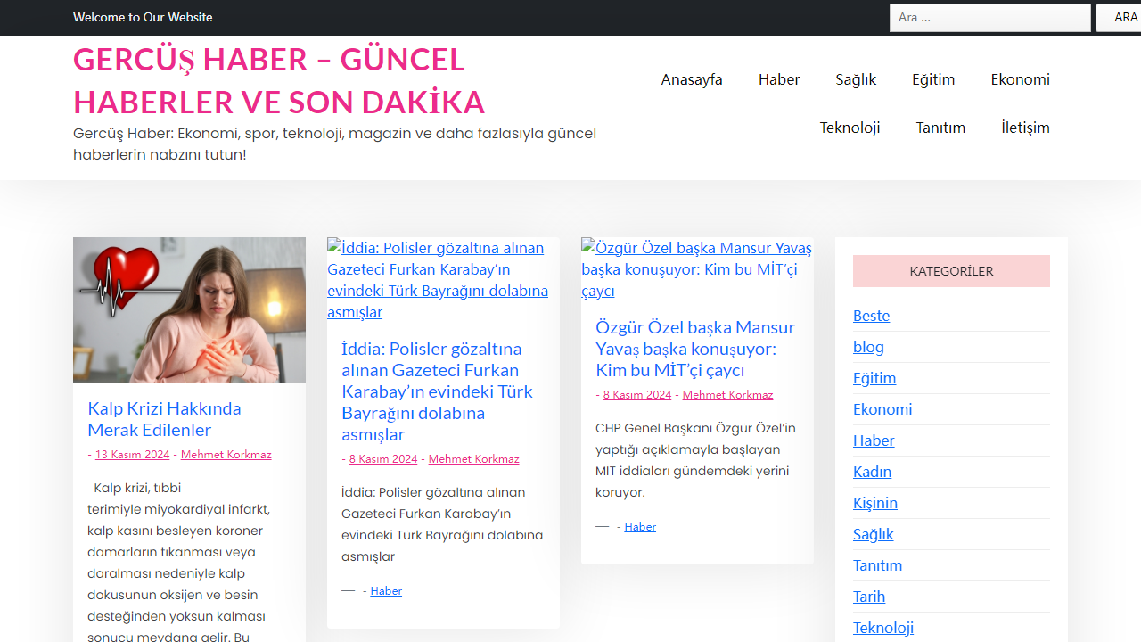 Gercüş Haber - Güncel Haberler ve Son Dakika - Gercüş Haber: Ekonomi, spor, teknoloji, magazin ve daha fazlasıyla güncel haberlerin nabzını tutun!