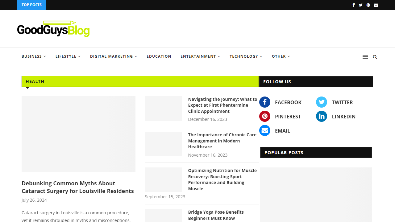 GoodGuysBlog.com - News, Technology, Health, Business, Marketing, Finance