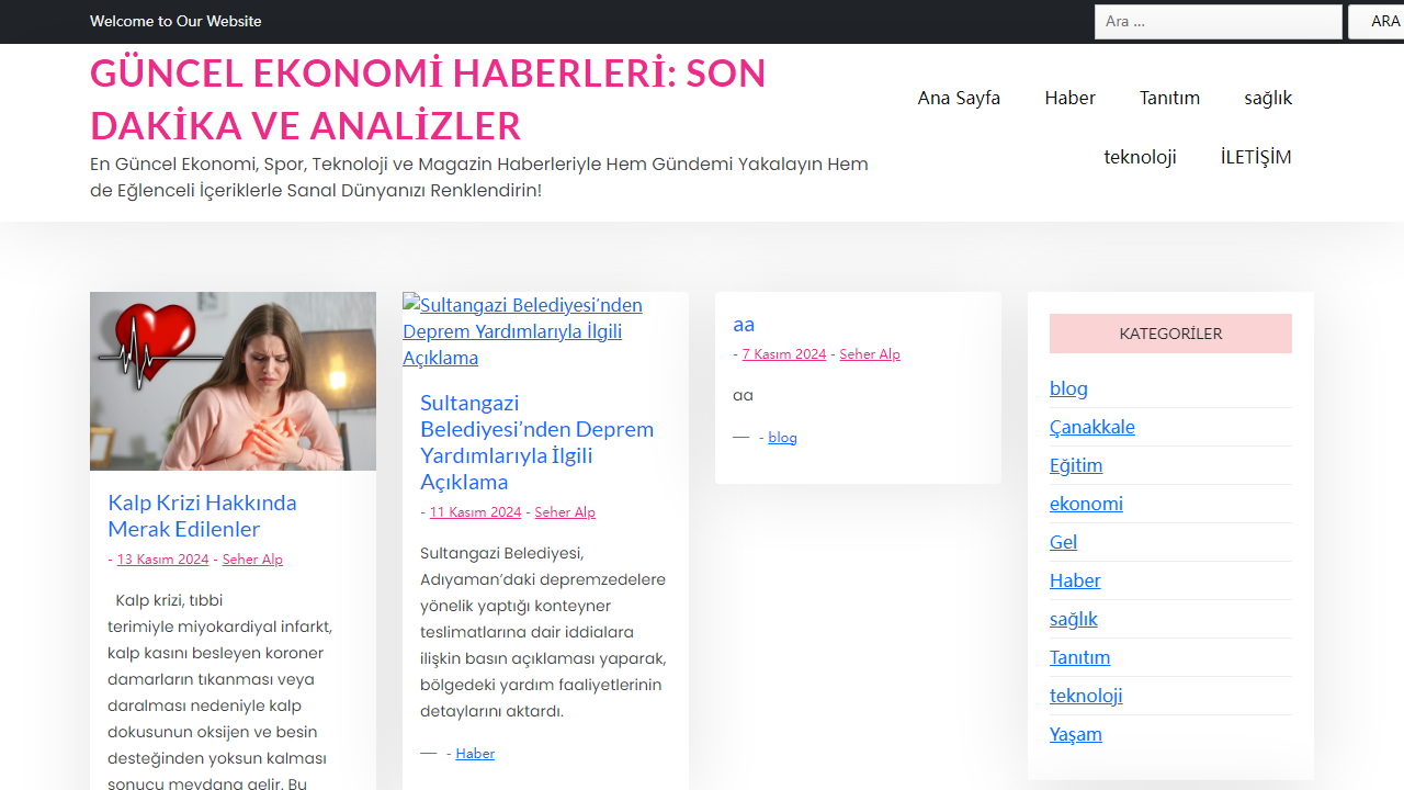 Güncel Ekonomi Haberleri: Son Dakika ve Analizler - En Güncel Ekonomi, Spor, Teknoloji ve Magazin Haberleriyle Hem Gündemi Yakalayın Hem de Eğlenceli İçeriklerle Sanal Dünyanızı Renklendirin!