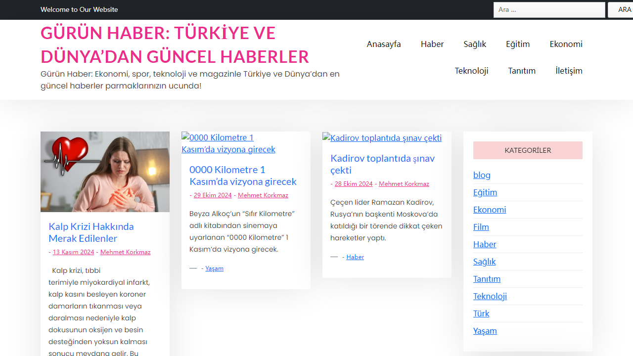 Gürün Haber: Türkiye ve Dünya'dan Güncel Haberler - Gürün Haber: Ekonomi, spor, teknoloji ve magazinle Türkiye ve Dünya'dan en güncel haberler parmaklarınızın ucunda!