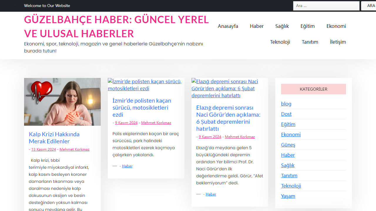 Güzelbahçe Haber: Güncel Yerel ve Ulusal Haberler - Ekonomi, spor, teknoloji, magazin ve genel haberlerle Güzelbahçe'nin nabzını burada tutun!