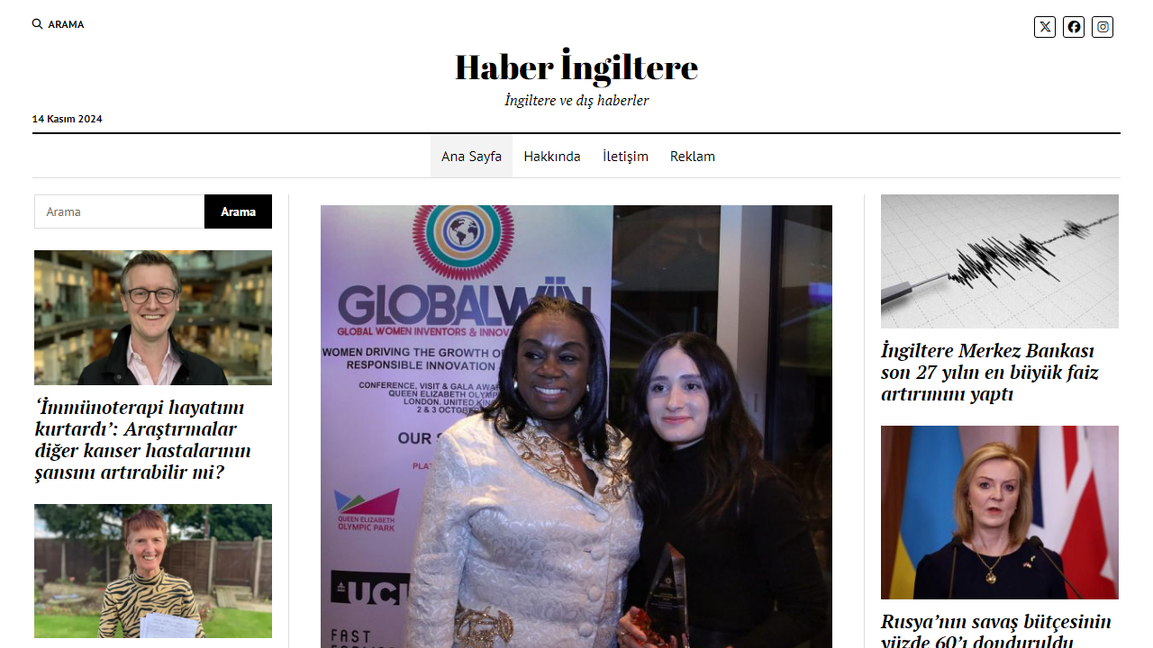 Haber İngiltere - İngiltere ve dış haberler