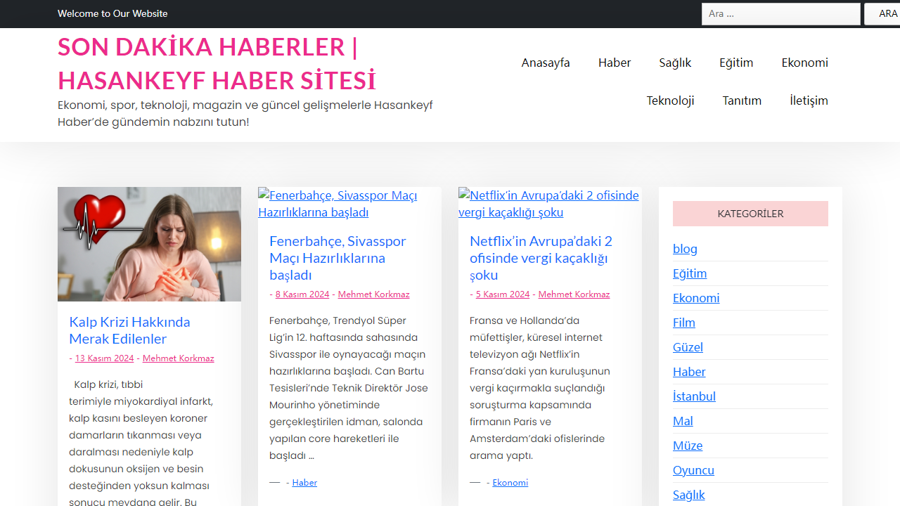 Son Dakika Haberler | Hasankeyf Haber Sitesi - Ekonomi, spor, teknoloji, magazin ve güncel gelişmelerle Hasankeyf Haber'de gündemin nabzını tutun!