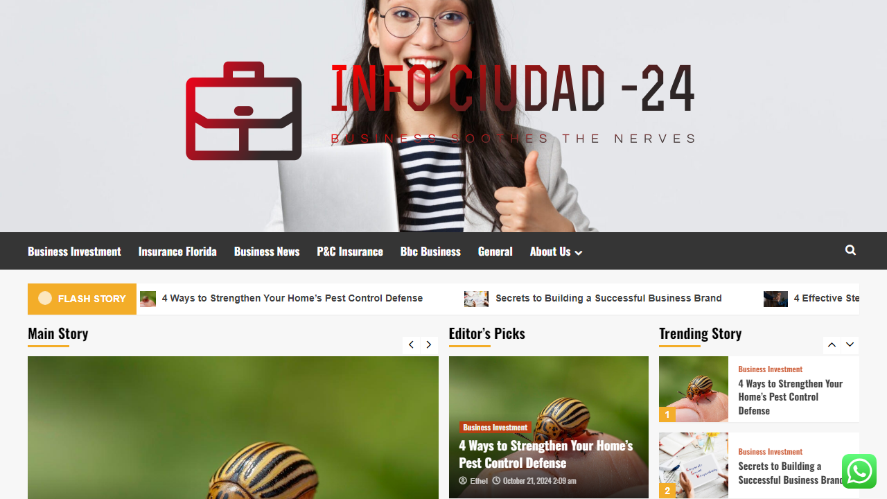 Info Ciudad -24 – Business Soothes The Nerves