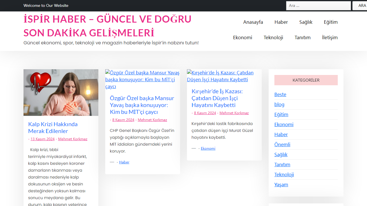 İspir Haber - Güncel ve Doğru Son Dakika Gelişmeleri - Güncel ekonomi, spor, teknoloji ve magazin haberleriyle İspir'in nabzını tutun!