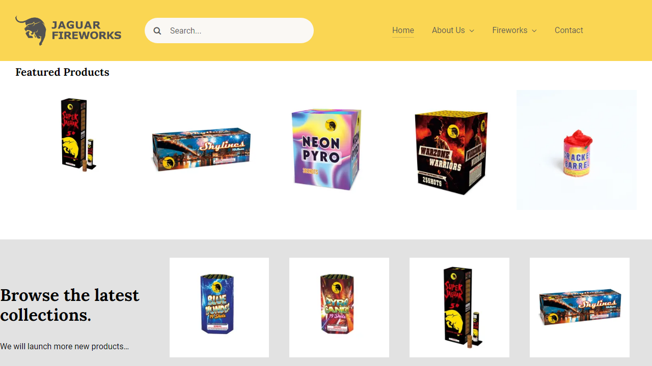 jaguarfireworks.com